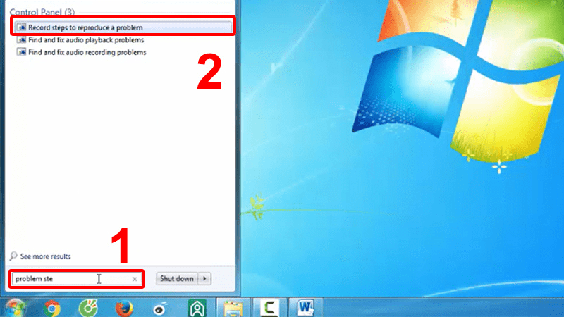Bước 1 - Cách ghi màn hình máy tính Windows 7